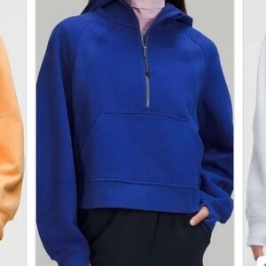 Lululemon Cropped Scuba Half-Zip